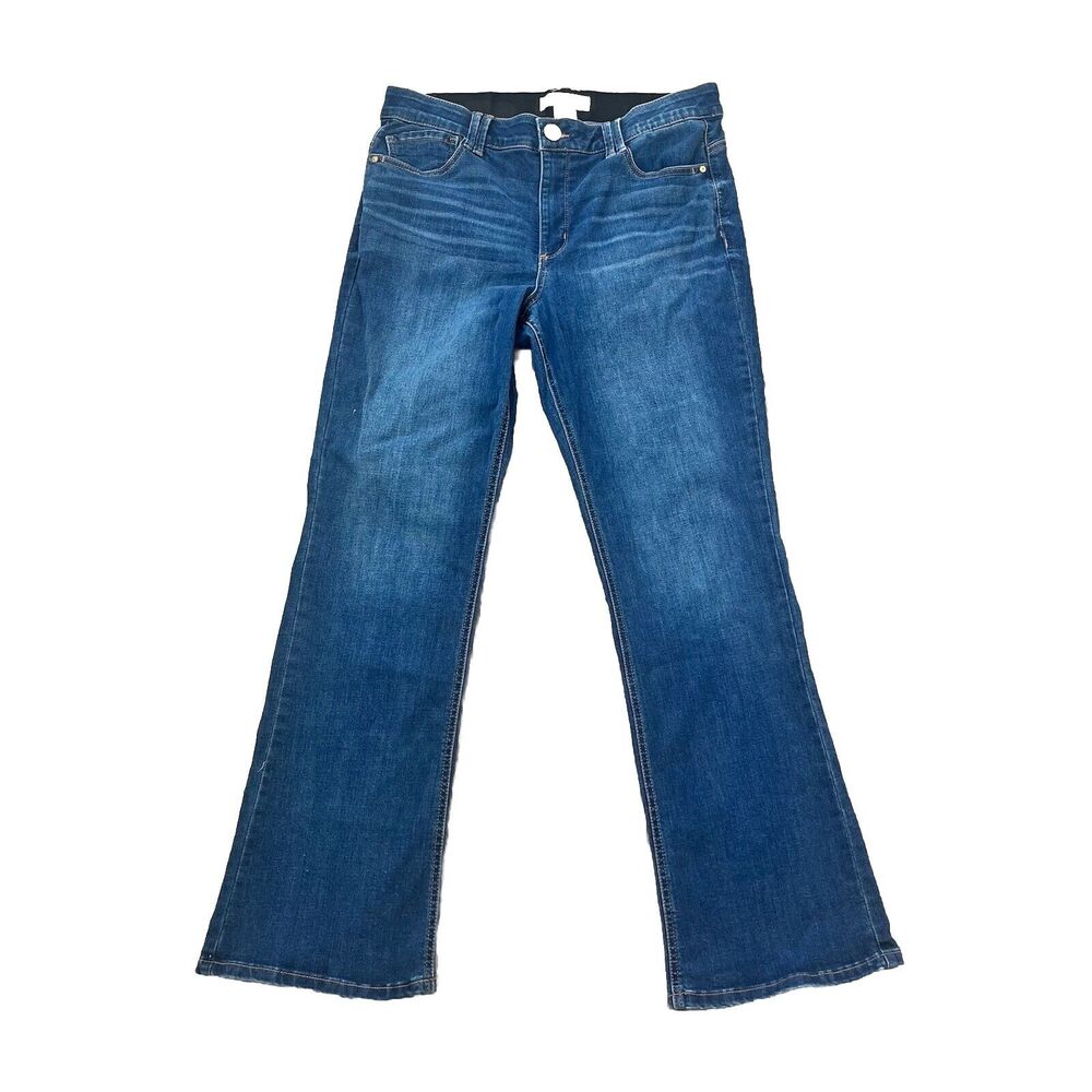 Democracy Ab Solution Jeans Womens Size 14 Bootcut Medium Wash Stretch Denim